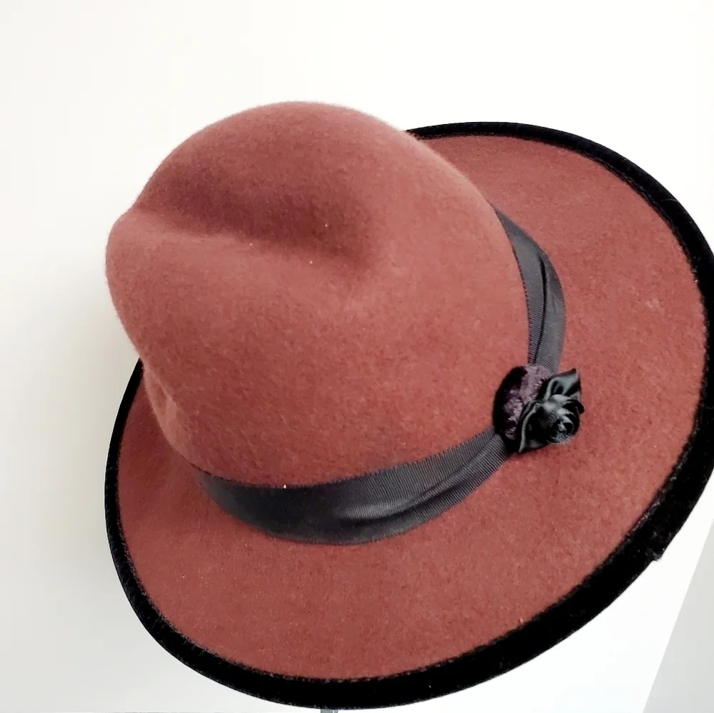 KATHRYN WOOL HAT WITH RIBBON BAND